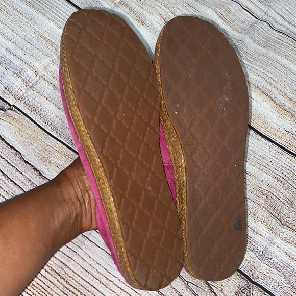 Ugg pink suede shoe 1015112 sz 8 - Picture 7 of 8